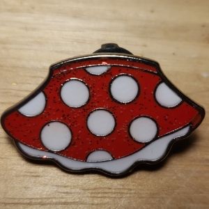 ⭐6/$25 Minnie Glitter Polka Dot Skirt Disney Pin
